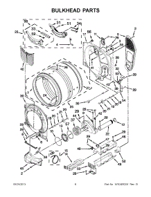 03 - Bulkhead Parts parts for Maytag Dryer YMED7000XR1 / from AppliancePartsPros.com