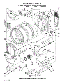 03 - Bulkhead Parts parts for Maytag Dryer YMED9000YW0 / from AppliancePartsPros.com