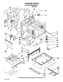 03 - Chassis Parts parts for Maytag Range MES5875BAS21 / from AppliancePartsPros.com