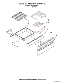 05 - Drawer And Rack Parts parts for Maytag Range MES5875BAS21 / from AppliancePartsPros.com