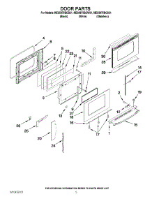 04 - Door Parts parts for Maytag Range MES5875BCB21 / from AppliancePartsPros.com