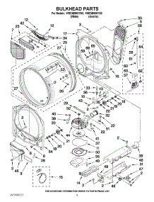 03 - Bulkhead Parts parts for Maytag Dryer YMEDB950YG0 / from AppliancePartsPros.com