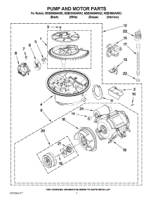 06 - Pump And Motor Parts parts for Maytag Dishwasher MDBH969AWS2 / from AppliancePartsPros.com