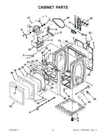 02 - Cabinet Parts parts for Maytag Dryer YMEDB950YW2 / from AppliancePartsPros.com