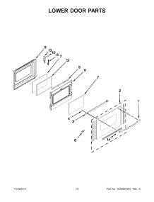 06 - Lower Door Parts parts for Maytag Range MET8665XS02 / from AppliancePartsPros.com