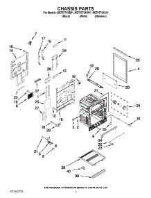 03 - Chassis Parts parts for Maytag Range MET8775XB01 / from AppliancePartsPros.com