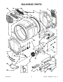 03 - Bulkhead Parts parts for Maytag Dryer YMEDE201YW1 / from AppliancePartsPros.com