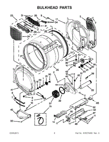 03 - Bulkhead Parts parts for Maytag Dryer YMEDE251YL1 / from AppliancePartsPros.com