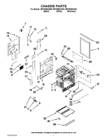 03 - Chassis Parts parts for Maytag Range MET8885XS01 / from AppliancePartsPros.com