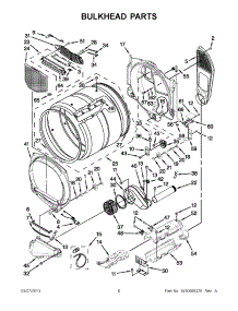 03 - Bulkhead Parts parts for Maytag Dryer YMEDE301YW1 / from AppliancePartsPros.com