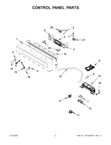 02 - Control Panel Parts parts for Maytag Oven MEW5524AS0 / from AppliancePartsPros.com