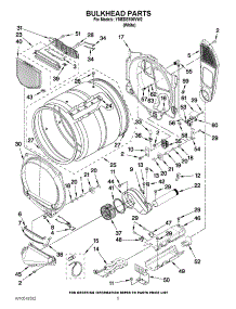 03 - Bulkhead Parts parts for Maytag Dryer YMEDE500VW2 / from AppliancePartsPros.com