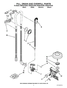 04 - Fill, Drain And Overfill Parts parts for Maytag Dishwasher MDBH979SAB0 / from AppliancePartsPros.com