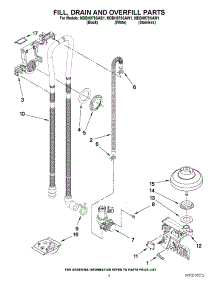 04 - Fill, Drain And Overfill Parts parts for Maytag Dishwasher MDBH979SAB1 / from AppliancePartsPros.com