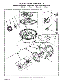 06 - Pump And Motor Parts parts for Maytag Dishwasher MDBH979SAQ0 / from AppliancePartsPros.com