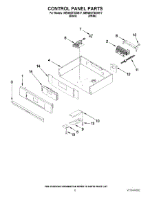 04 - Control Panel Parts parts for Maytag Oven MEW5527DDB17 / from AppliancePartsPros.com