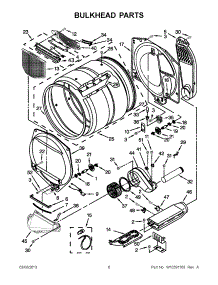 03 - Bulkhead Parts parts for Maytag Dryer YMEDX700XW1 / from AppliancePartsPros.com