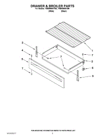 04 - Drawer & Broiler Parts parts for Maytag Range YMER5605YB0 / from AppliancePartsPros.com