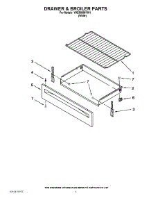 04 - Drawer & Broiler Parts parts for Maytag Range YMER5605YW1 / from AppliancePartsPros.com