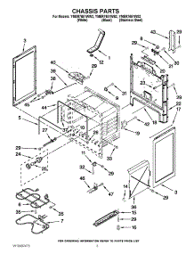 03 - Chassis Parts parts for Maytag Range YMER7651WS2 / from AppliancePartsPros.com