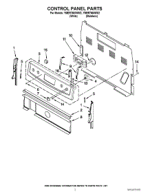 02 - Control Panel Parts parts for Maytag Range YMER7660WS2 / from AppliancePartsPros.com
