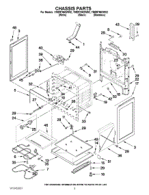 03 - Chassis Parts parts for Maytag Range YMER7662WB2 / from AppliancePartsPros.com