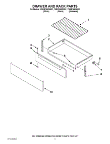 04 - Drawer And Rack Parts parts for Maytag Range YMER7662WB2 / from AppliancePartsPros.com