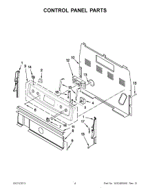 02 - Control Panel Parts parts for Maytag Range YMER7765WW3 / from AppliancePartsPros.com