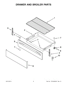03 - Drawer And Broiler Parts parts for Maytag Range YMER7765WW3 / from AppliancePartsPros.com