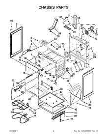 04 - Chassis Parts parts for Maytag Range YMER7765WW3 / from AppliancePartsPros.com