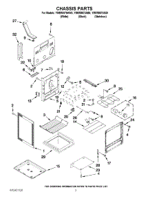 03 - Chassis Parts parts for Maytag Range YMER8670AW0 / from AppliancePartsPros.com