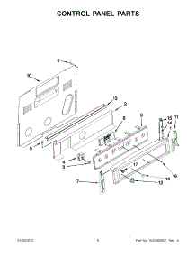 02 - Control Panel Parts parts for Maytag Range YMER8775BS0 / from AppliancePartsPros.com