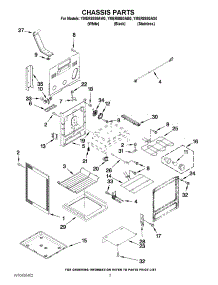 03 - Chassis Parts parts for Maytag Range YMER8880AB0 / from AppliancePartsPros.com