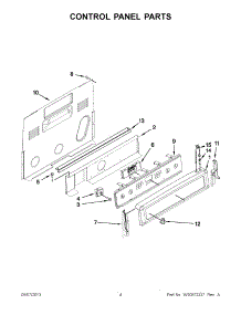 02 - Control Panel Parts parts for Maytag Range YMER8880BS0 / from AppliancePartsPros.com