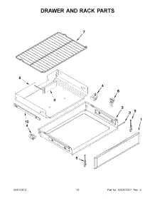05 - Drawer And Rack Parts parts for Maytag Range YMER8880BS0 / from AppliancePartsPros.com