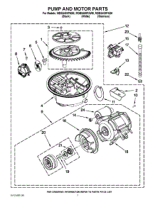 06 - Pump And Motor Parts parts for Maytag Dishwasher MDBS469PAB0 / from AppliancePartsPros.com