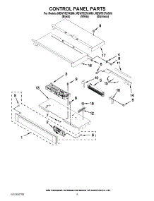 04 - Control Panel Parts parts for Maytag Oven MEW7527AB00 / from AppliancePartsPros.com