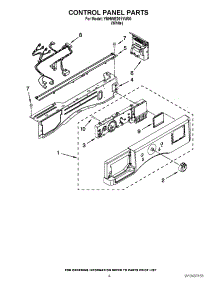 03 - Control Panel Parts parts for Maytag Washer YMHWE201YW00 / from AppliancePartsPros.com