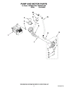 05 - Pump And Motor Parts parts for Maytag Washer YMHWE301YW00 / from AppliancePartsPros.com