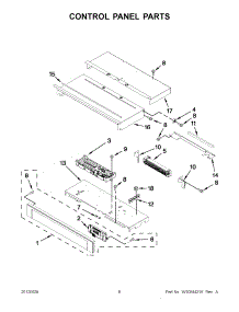 03 - Control Panel Parts parts for Maytag Oven MEW7530AB01 / from AppliancePartsPros.com