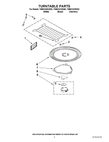 05 - Turntable Parts parts for Maytag Microwave YMMV4203WB2 / from AppliancePartsPros.com