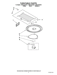 05 - Turntable Parts parts for Maytag Microwave YMMV4203WS1 / from AppliancePartsPros.com
