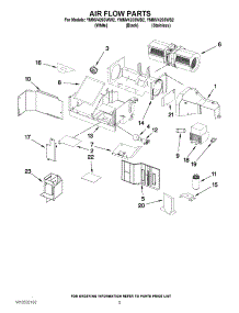 04 - Air Flow Parts parts for Maytag Microwave YMMV4203WS2 / from AppliancePartsPros.com