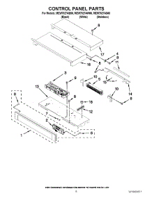 06 - Control Panel Parts parts for Maytag Oven MEW7627AS00 / from AppliancePartsPros.com