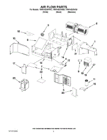 04 - Air Flow Parts parts for Maytag Microwave YMMV4203WWO / from AppliancePartsPros.com