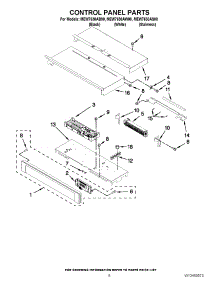 06 - Control Panel Parts parts for Maytag Oven MEW7630AS00 / from AppliancePartsPros.com