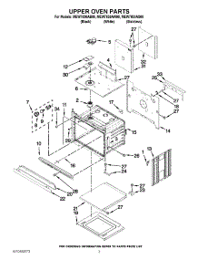 02 - Upper Oven Parts parts for Maytag Oven MEW7630AW00 / from AppliancePartsPros.com