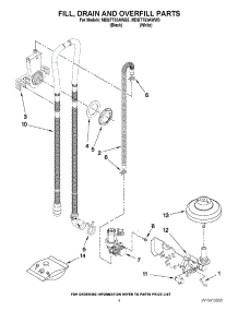 04 - Fill, Drain And Overfill Parts parts for Maytag Dishwasher MDBTT53AWW3 / from AppliancePartsPros.com