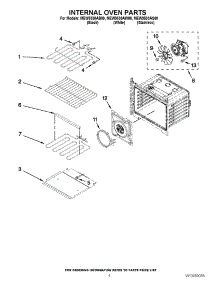 03 - Internal Oven Parts parts for Maytag Oven MEW9530AB00 / from AppliancePartsPros.com