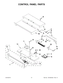 06 - Control Panel Parts parts for Maytag Dryer MEW9627AS00 / from AppliancePartsPros.com